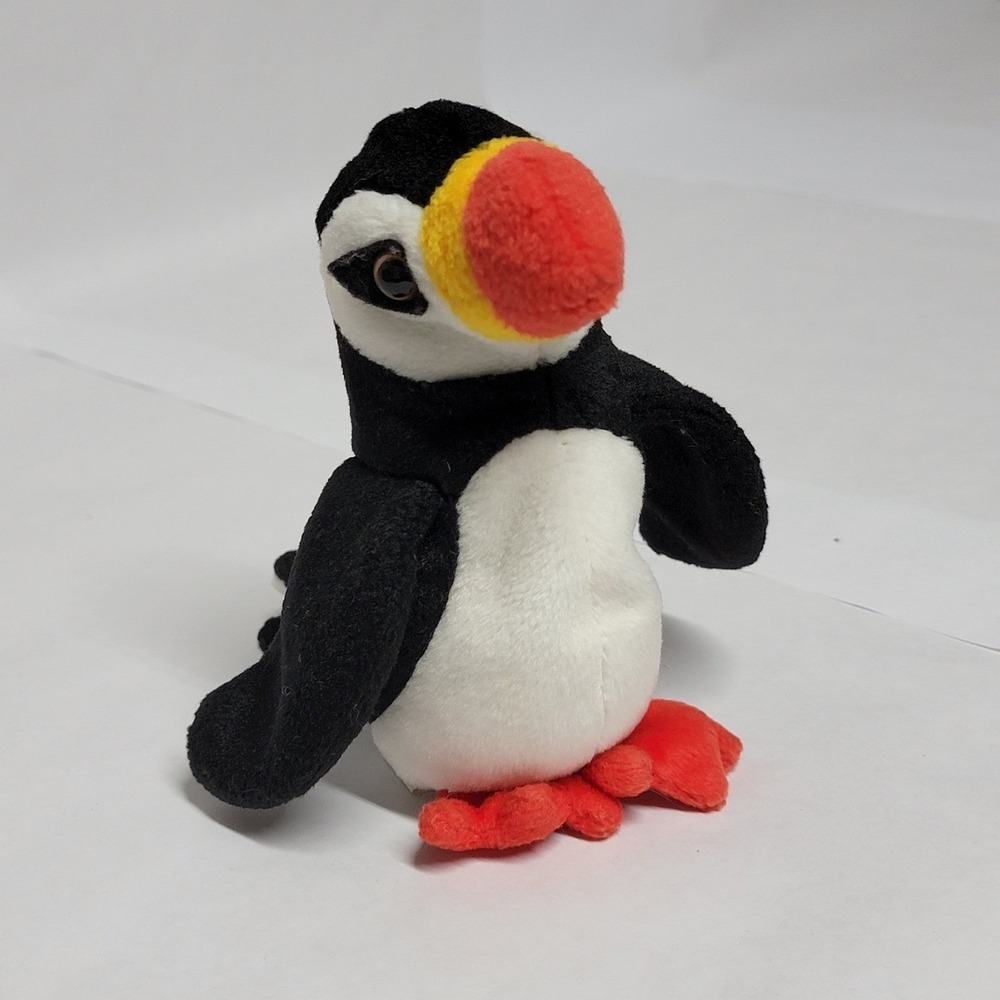 Ty Beanie Baby Puffer the Puffin Bird Plush 1997